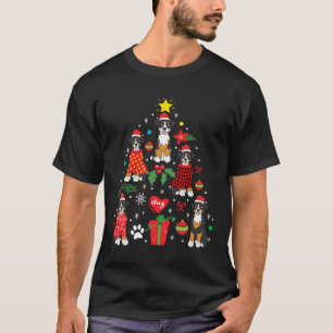 Bernedoodle Christmas Ornament Tree Funny Dog Mom T-Shirt