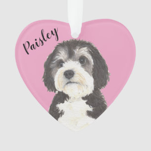 Bernedoodle Coeur rose