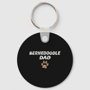 Bernedoodle Dad Mens And Kids Tee - Gift Fathers D Keychain
