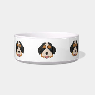 Bernedoodle feeding bowl. Bernese Mountain Poodle Bowl