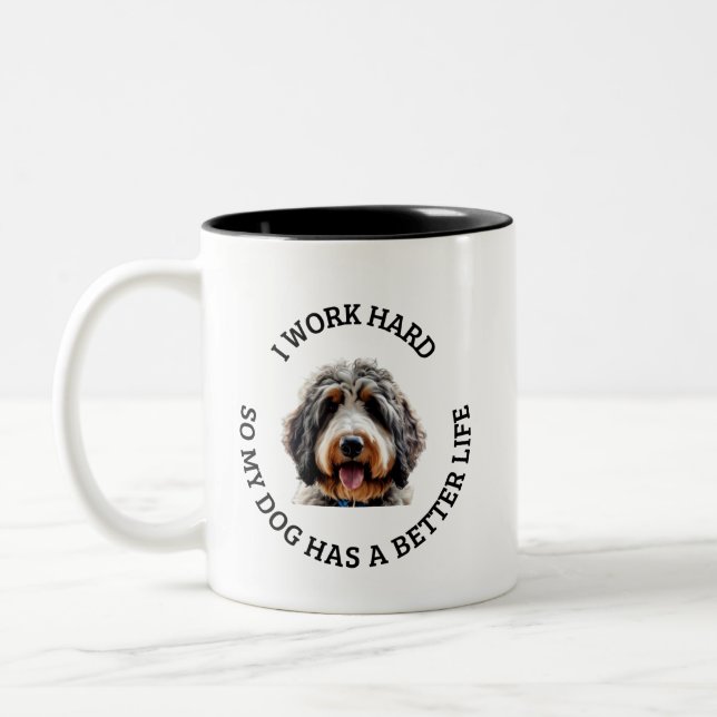 Bernedoodle Mug (Gauche)