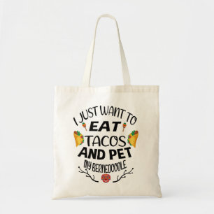 Bernedoodle Taco Lover Cinco De Mayo 2021 Tote Bag