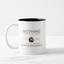 Bernedoodle Two-tone Mug