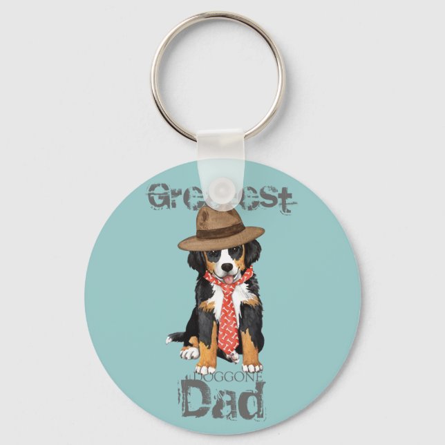 Berner Dad Keychain (Front)
