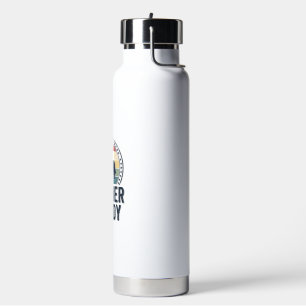Berner Daddy Vintage Dog Dad Vector Shirt Design_1 Water Bottle