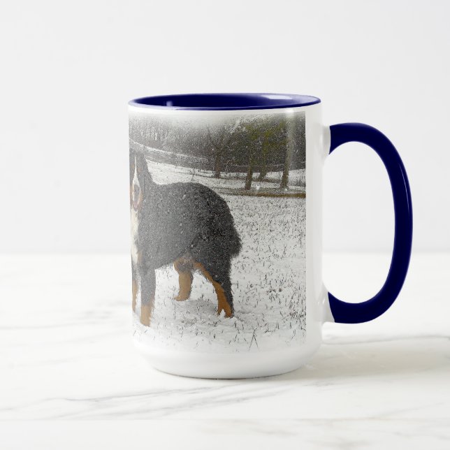 Berner in the Snow Mug (Right)