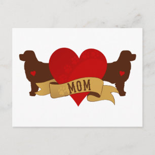 Berner Mom [Tattoo style] Postcard