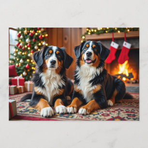 Berner Sennen Christmas Card