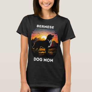 Bernese and the Rising Sun For Bernese Dog Mom T-Shirt