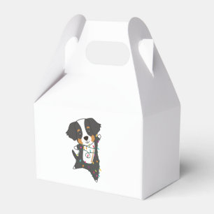 Bernese Merry Christmas Happy Christmas Dogs Favor Box