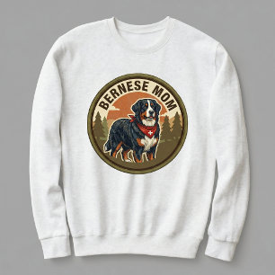 Bernese Mom Crewneck Bernese Mountain Dog Mom Gift Sweatshirt