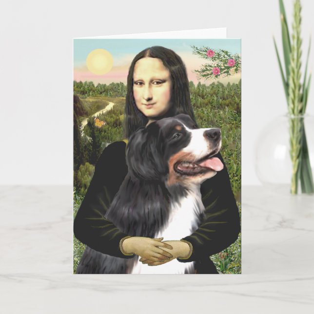 Bernese - Mona Lisa - Customized Card (Front)