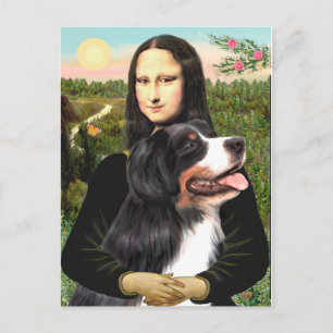 Bernese - Mona Lisa - Customized Postcard