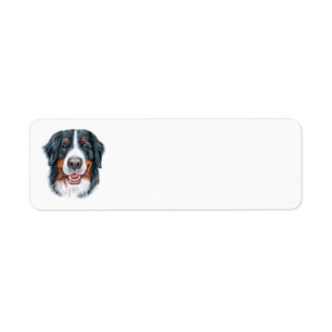 Bernese Mountain Address Labels