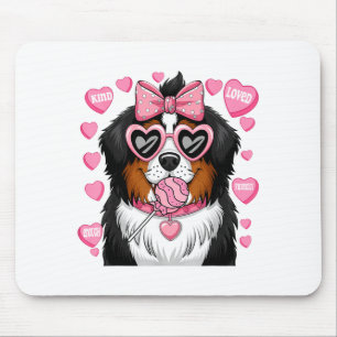 Bernese Mountain Coquette Dog Pet Lover Owner  Mouse Pad