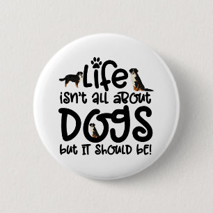 Bernese Mountain Dog 2 Inch Round Button