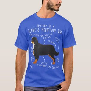 Bernese Mountain Dog Anatomy 2 T-Shirt