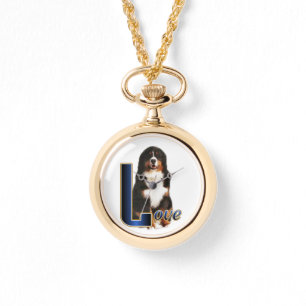Bernese Mountain Dog Art Gifts Watch