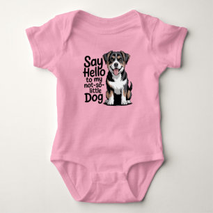 bernese mountain dog baby bodysuit