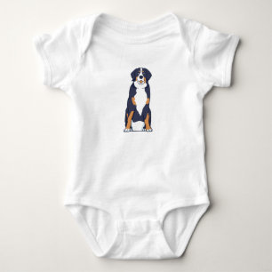 Bernese Mountain Dog Baby Bodysuit
