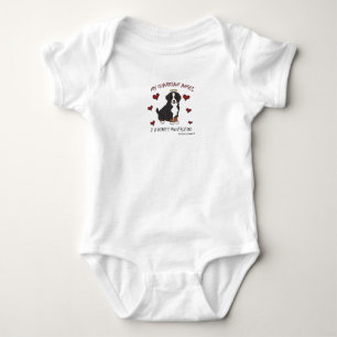 bernese mountain dog baby bodysuit
