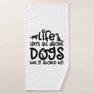 Bernese Mountain Dog Bath Towel