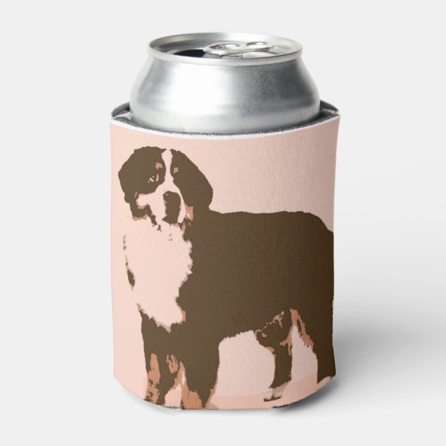 Bernese Mountain dog Can Cooler (Can Front)
