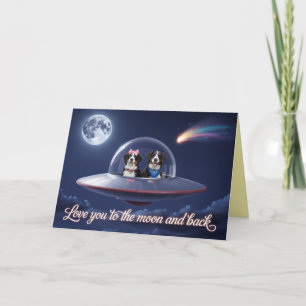 Bernese Mountain Dog Card