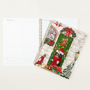 Bernese Mountain Dog Christmas  Planner