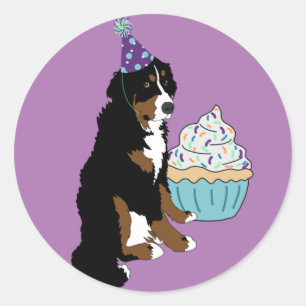 Bernese Mountain Dog Classic Round Sticker