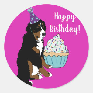 Bernese Mountain Dog Classic Round Sticker