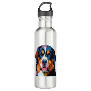 Bernese Mountain Dog Colourful  710 Ml Water Bottle
