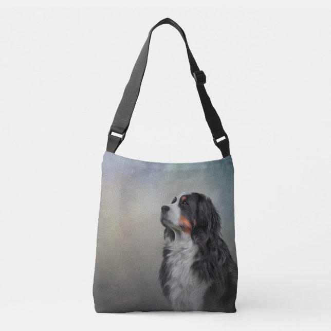 Bernese Mountain Dog Crossbody Bag (Front)