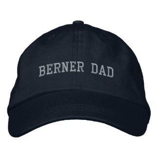 Bernese Mountain Dog Dad Berner Dad Minimalist Embroidered Hat