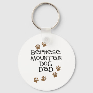 Bernese Mountain Dog Dad Keychain
