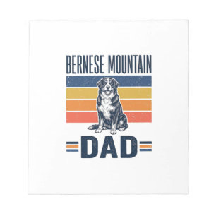 Bernese Mountain Dog Dad Vintage Vector Design_1 Notepad