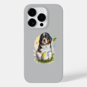 Bernese Mountain Dog Easter Egg, Bernese Easter Case-Mate iPhone 14 Pro Case