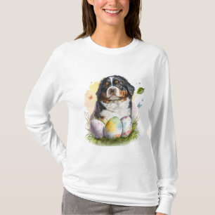 Bernese Mountain Dog Easter Egg, Bernese Easter T-Shirt