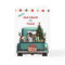 Bernese Mountain Dog Farm Truck Christmas Card