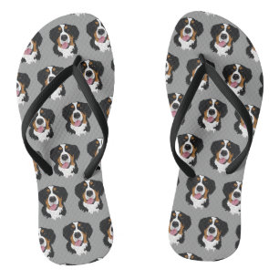 Bernese Mountain Dog  Flip Flops