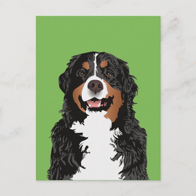 BERNESE MOUNTAIN DOG FOR BERNESE MOUNTAIN PARENT POSTCARD (Front)