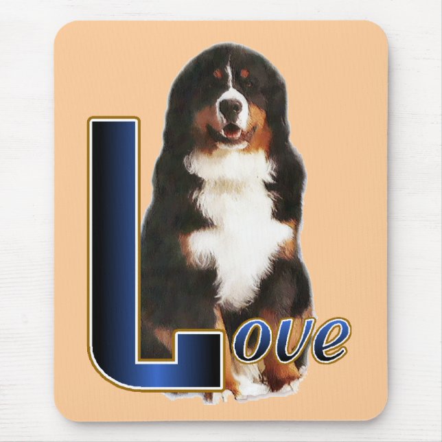 Bernese Mountain Dog Gifts Mouse Pad (Front)
