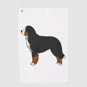 Bernese Mountain Dog Golf Towel