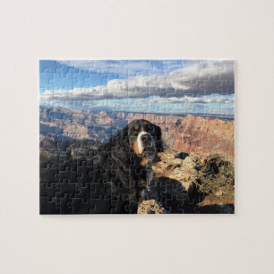 Bernese Mountain Dog Grand Canyon Jigsaw Puzzle