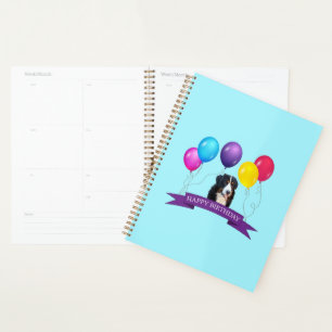 Bernese Mountain Dog Happy Birthday Gift Bag Planner