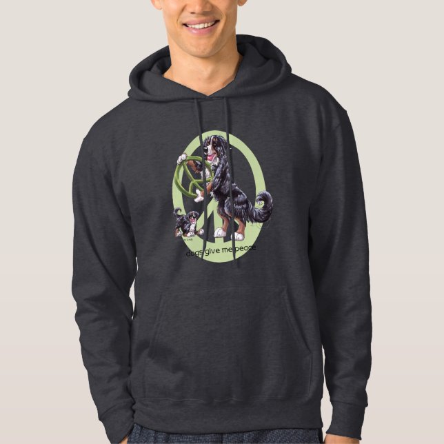Bernese Mountain Dog Hoodie (Front)