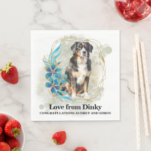 Bernese Mountain Dog I Do Too Photo Napkin