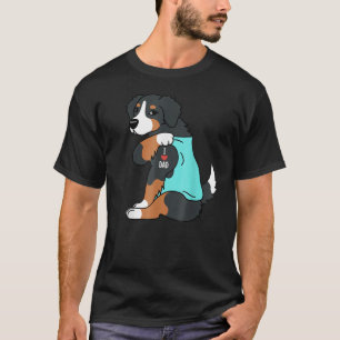 Bernese Mountain Dog I Love Dad  Dog Fathers Day T-Shirt