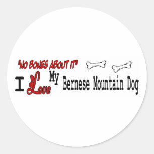 Bernese Mountain Dog (I Love) Sticker