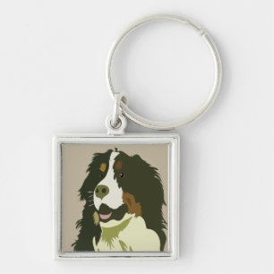 BERNESE MOUNTAIN DOG KEYCHAIN